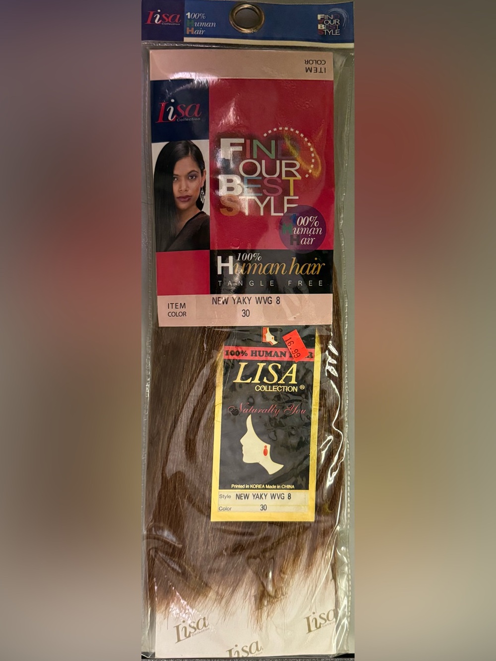Lisa collection. 100% human hair. New yaky.